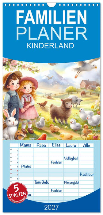 KINDERLAND (CALVENDO Familienplaner 2027)