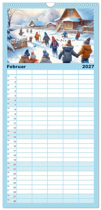 KINDERLAND (CALVENDO Familienplaner 2027)