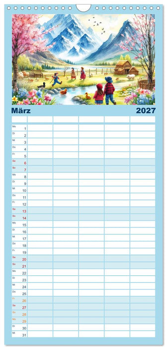 KINDERLAND (CALVENDO Familienplaner 2027)