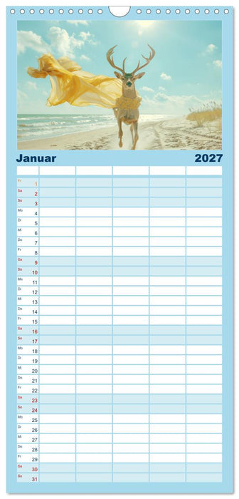 Heißer Sommer (CALVENDO Familienplaner 2027)