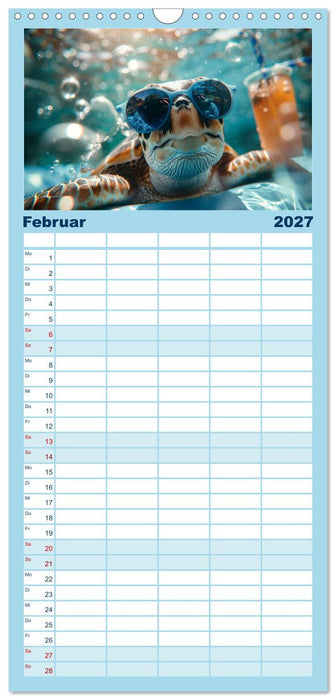 Heißer Sommer (CALVENDO Familienplaner 2027)