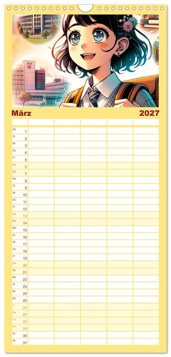 Manga Momente - Mit KI entfachte Manga Magie (CALVENDO Familienplaner 2027)