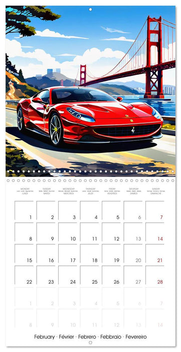 Sports Cars - The Thrill of Driving Fast (CALVENDO Monthly Calendar 2027)