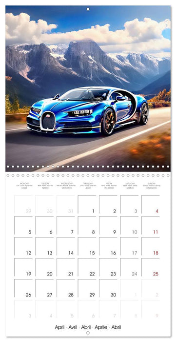 Sports Cars - The Thrill of Driving Fast (CALVENDO Monthly Calendar 2027)