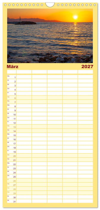 Urlaubsparadies in Kreta (CALVENDO Familienplaner 2027)