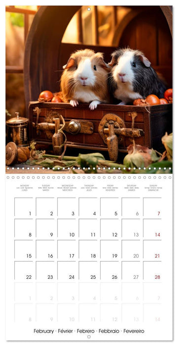 Sweet GUINEA PIGS (CALVENDO Monthly Calendar 2027)