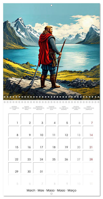 Vikings - Historical Explorers and Warriors (CALVENDO Monthly Calendar 2027)