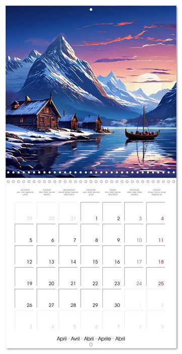 Vikings - Historical Explorers and Warriors (CALVENDO Monthly Calendar 2027)