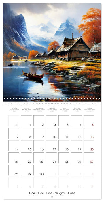 Vikings - Historical Explorers and Warriors (CALVENDO Monthly Calendar 2027)