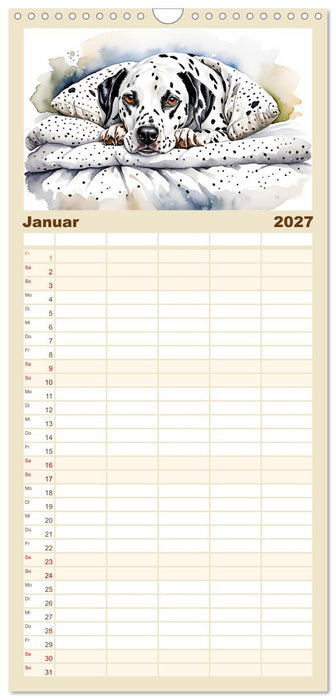 Hundeträume (CALVENDO Familienplaner 2027)
