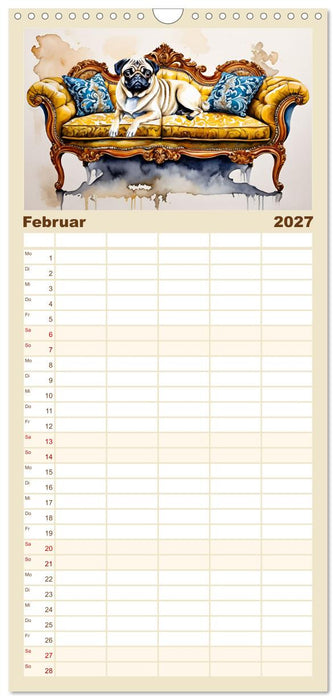 Hundeträume (CALVENDO Familienplaner 2027)
