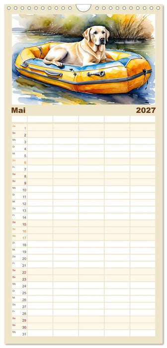Hundeträume (CALVENDO Familienplaner 2027)