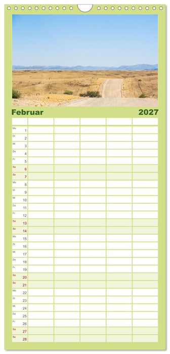 Einmalige Landschaften in Afrika (CALVENDO Familienplaner 2027)
