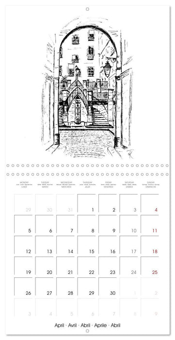My PARIS (CALVENDO Calendrier mensuel 2027)