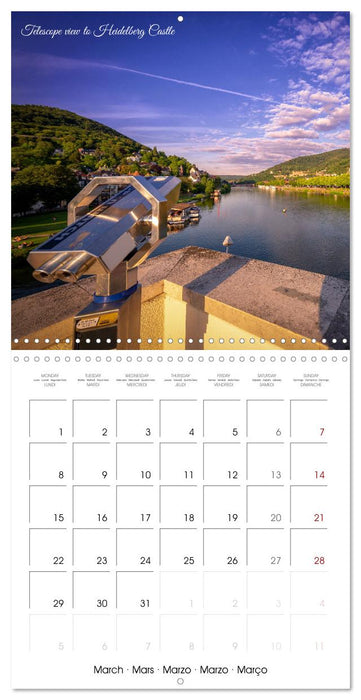 The colorful city of Heidelberg (CALVENDO Monthly Calendar 2027)