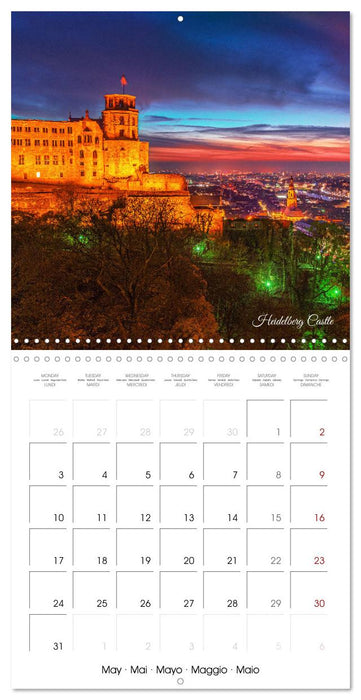 The colorful city of Heidelberg (CALVENDO Monthly Calendar 2027)
