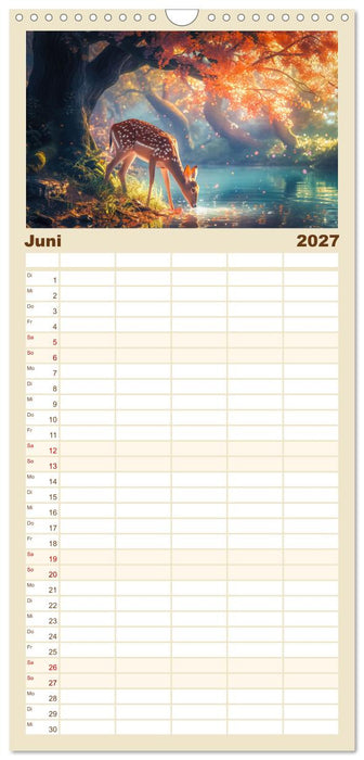 Zauberhafte Waldmomente (CALVENDO Familienplaner 2027)