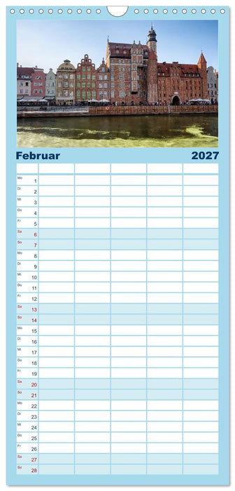 Besucht mal wieder Danzig (CALVENDO Familienplaner 2027)