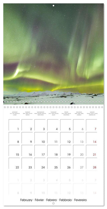 Northern Lights - The magic of Iceland (CALVENDO Monthly Calendar 2027)