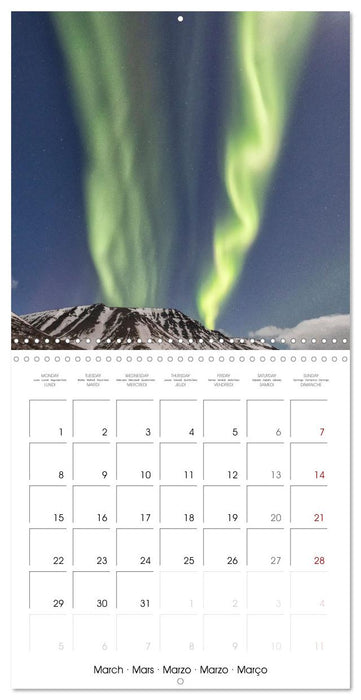 Northern Lights - The magic of Iceland (CALVENDO Monthly Calendar 2027)