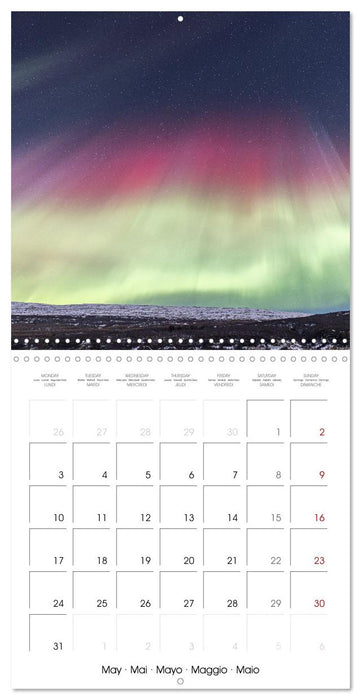 Northern Lights - The magic of Iceland (CALVENDO Monthly Calendar 2027)