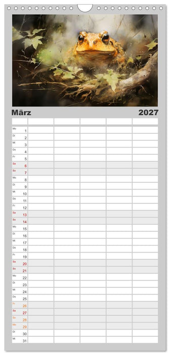 Im Schutz der Dunkelheit (CALVENDO Familienplaner 2027)