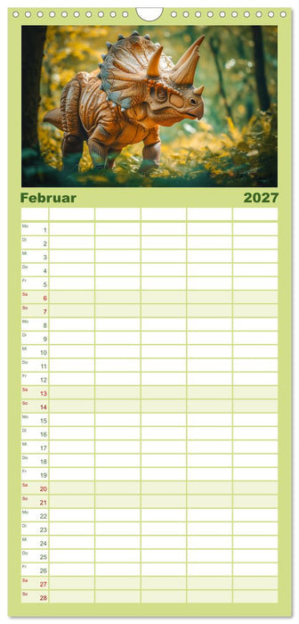 Giganten der Urzeit (CALVENDO Familienplaner 2027)