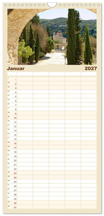 Zauberhaftes Zypern (CALVENDO Familienplaner 2027)