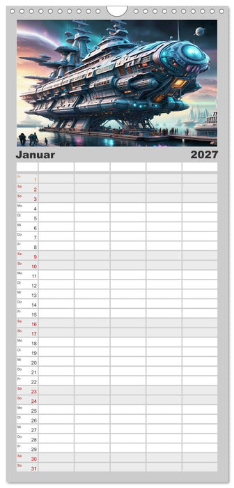 Kriegsschiffe Anbruch einer neuen Ära (CALVENDO Familienplaner 2027)