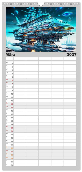 Kriegsschiffe Anbruch einer neuen Ära (CALVENDO Familienplaner 2027)