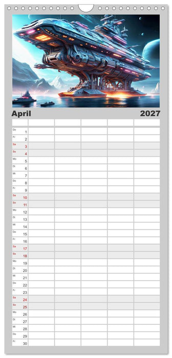 Kriegsschiffe Anbruch einer neuen Ära (CALVENDO Familienplaner 2027)
