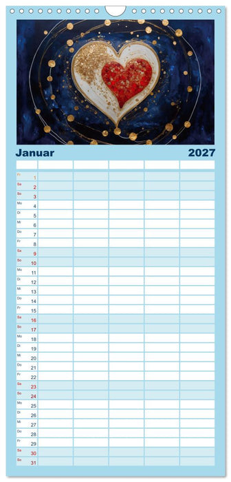 Nächtliche Traumwelten (CALVENDO Familienplaner 2027)