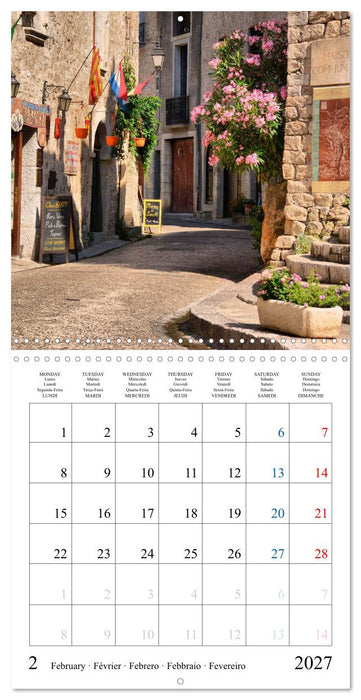 Medieval Times in France - Ancient Cities and Villages (CALVENDO Monthly Calendar 2027)