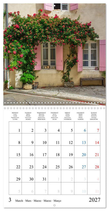 Medieval Times in France - Ancient Cities and Villages (CALVENDO Monthly Calendar 2027)