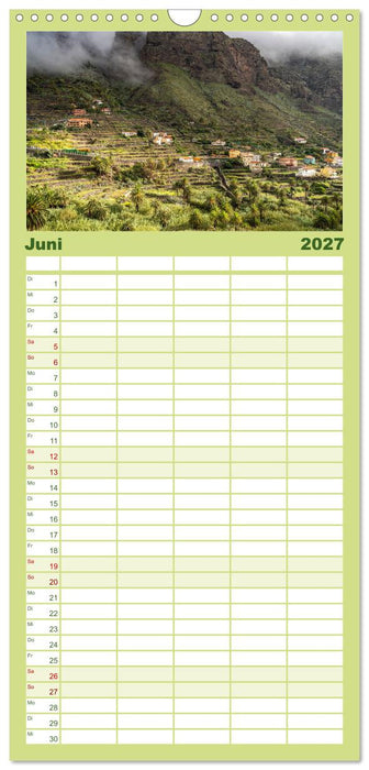 Kanarische Inseln: La Gomera (CALVENDO Familienplaner 2027)