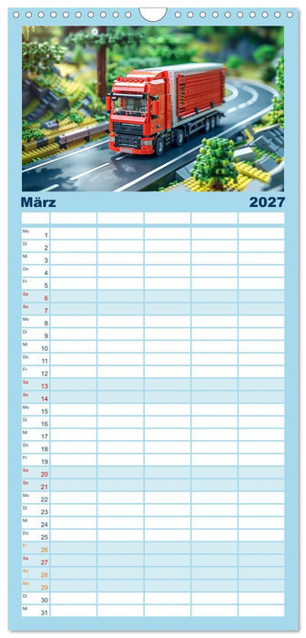 Fahrzeuge aus Fantasie (CALVENDO Familienplaner 2027)
