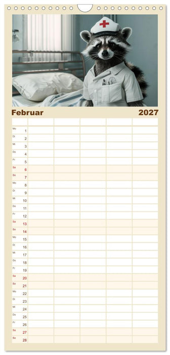 Tierisch lustige Krankenpfleger (CALVENDO Familienplaner 2027)