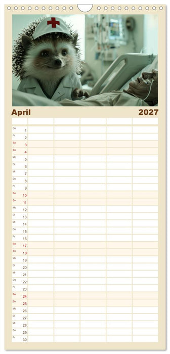 Tierisch lustige Krankenpfleger (CALVENDO Familienplaner 2027)