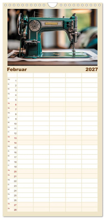 Wo Fäden Geschichten tragen (CALVENDO Familienplaner 2027)