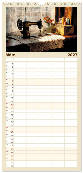 Wo Fäden Geschichten tragen (CALVENDO Familienplaner 2027)