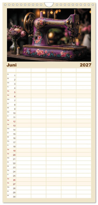Wo Fäden Geschichten tragen (CALVENDO Familienplaner 2027)