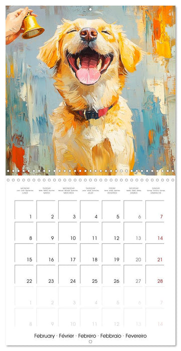 Funny dogs deluxe. Because happy faces make happy days (CALVENDO Monthly Calendar 2027)