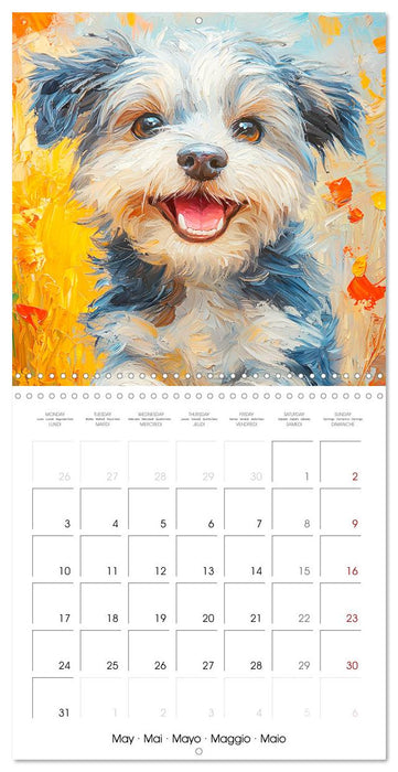 Funny dogs deluxe. Because happy faces make happy days (CALVENDO Monthly Calendar 2027)