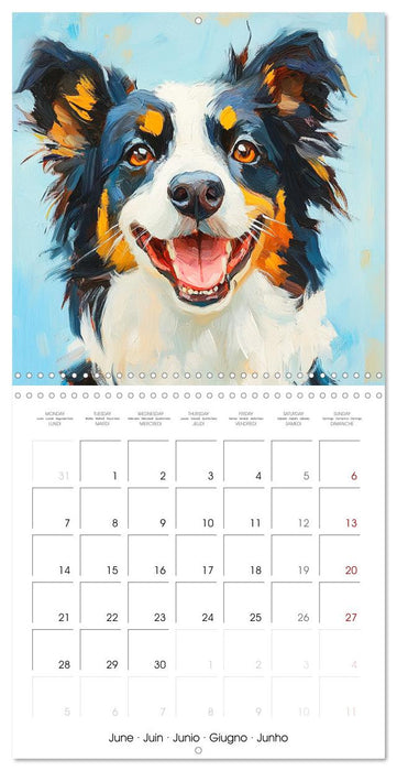 Funny dogs deluxe. Because happy faces make happy days (CALVENDO Monthly Calendar 2027)