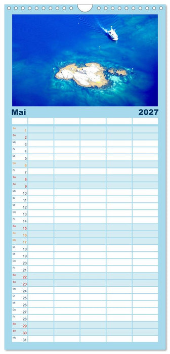 Norwegen - Unterwegs auf den Lofoten (CALVENDO Familienplaner 2027)