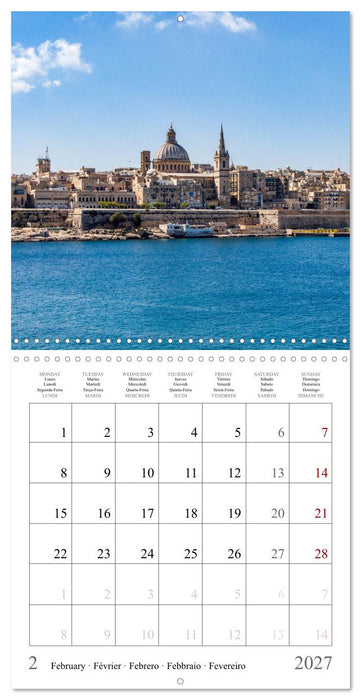 Europe's finest travel spots - Island Edition (CALVENDO Monthly Calendar 2027)