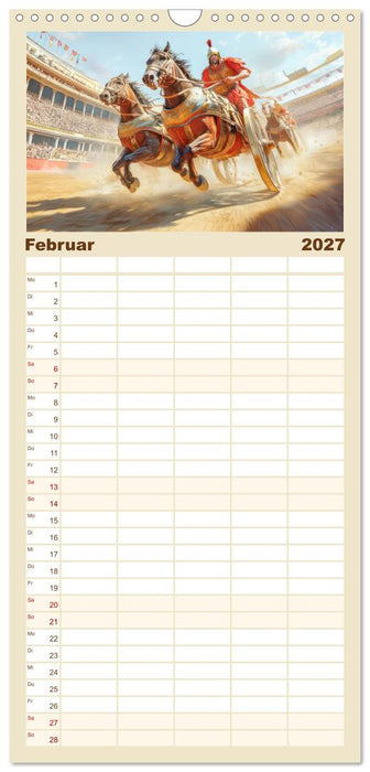 Die Römer - Kämpfe und Alltag (CALVENDO Familienplaner 2027)