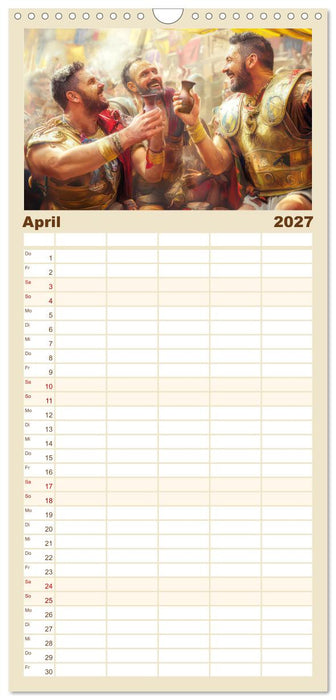 Die Römer - Kämpfe und Alltag (CALVENDO Familienplaner 2027)