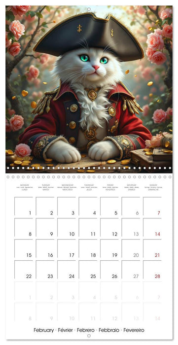Pirate Cats (CALVENDO Monthly Calendar 2027)