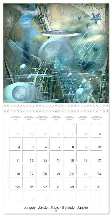 ACTIVE GALAXIES (CALVENDO Monthly Calendar 2027)